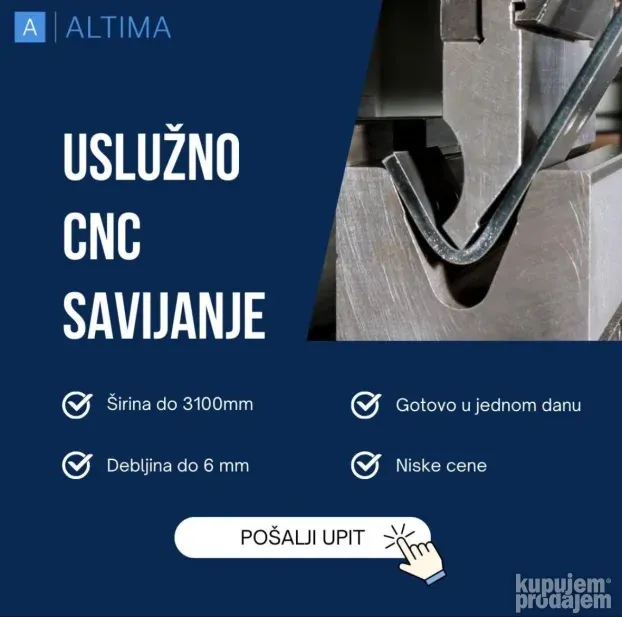 Savijanje limova na CNC Apkant presi ALTIMABOX DOO