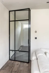 Loft lux vrata - industrijski stil metal staklo