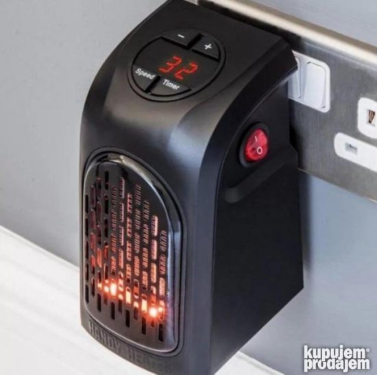 GREJALICA 400w za uticnicu MINI za kancelarije, kupatila itd