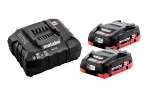 Metabo Basic Set Punjač i baterije 2 x LiHD 4,0 Ah