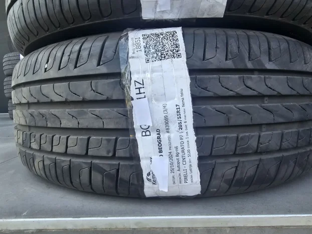 polovne letnje gume 205/55 r 17 pirelli 4kom