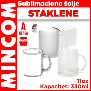 Šolja za sublimaciju-staklena šolja