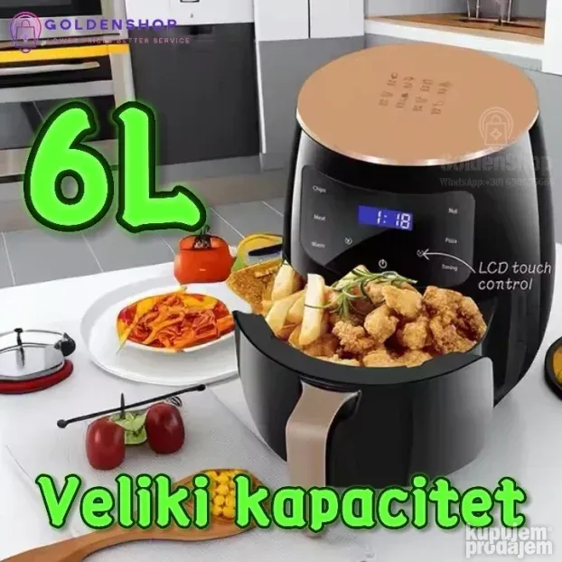 Friteza Na Vruc Vazduh Silver Crest Air Fryer 6L i 10L i 12L