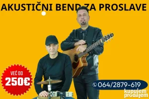 Akustični bend za proslave, rodjendane, svadbe i venčanja