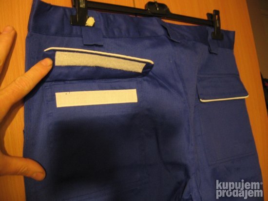 Radne pantalone M vel. italija proizvod. I.C.S. bele trakice