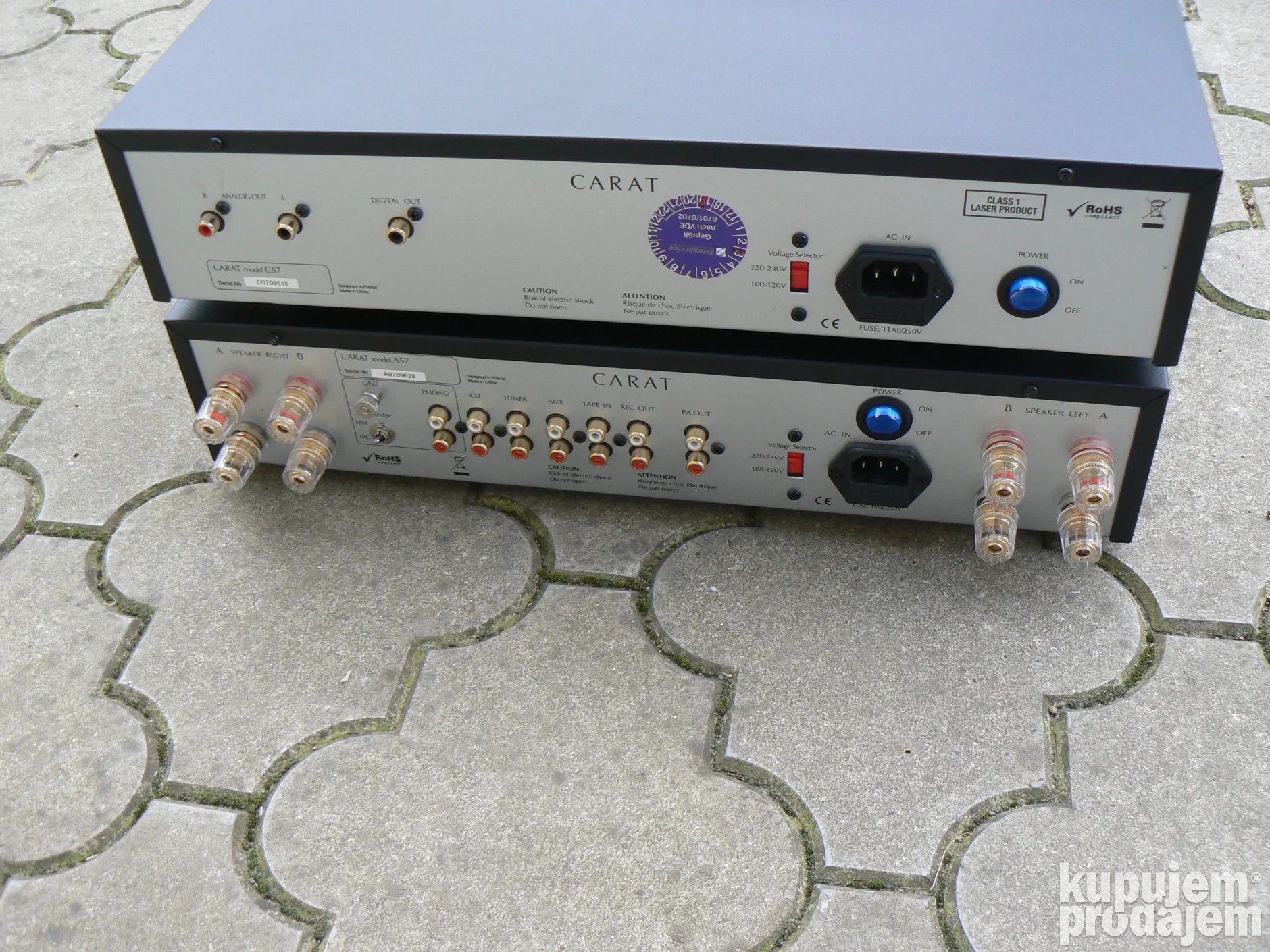 Carte électronique Carat C57 RF – Pour Platines HI-FI Vintage – Occasion Fonctionnel