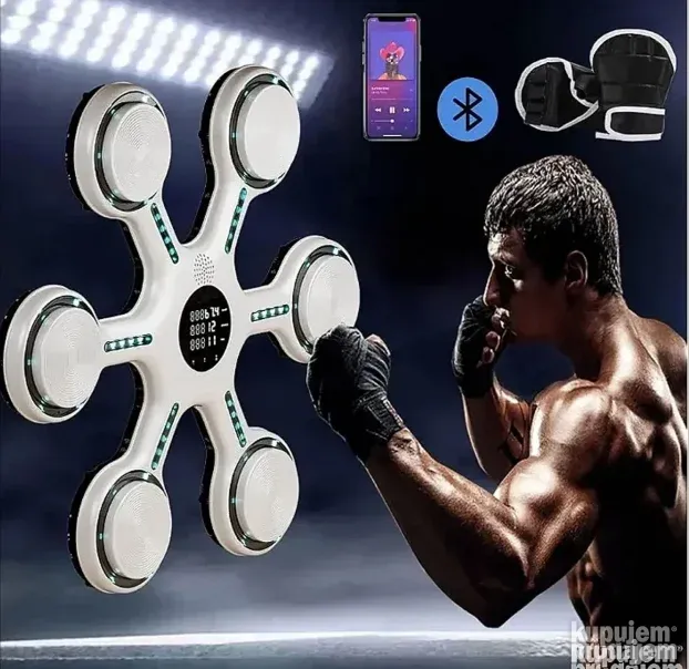 Boks, kik boks muzička tabla za vezbanje refleksa