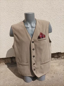 Lovački elegantni prsluk sa maramom XL