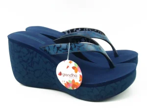 Grendha papuče japanke platforma NOVO K340 /39