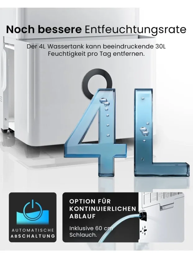 ProBreeze Odvlaživač vazduha, Dehumidifier 30L