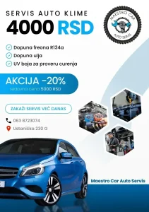 Servis auto klime 4.000