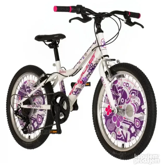 KIDS BICIKLA EXPLORER belo ljubičasta-RHI205S6