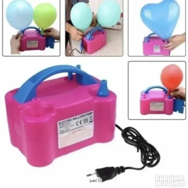 Pumpa kompresor za balone sa dve mlaznice