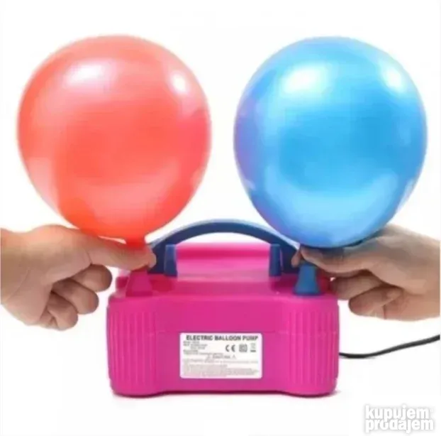 Pumpa kompresor za balone sa dve mlaznice