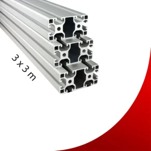 Aluminijumski profil CLAK 40x80x3000mm-SET