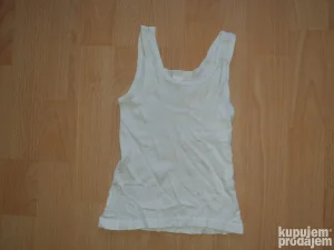 Bela majica bez rukava Palomino za decu