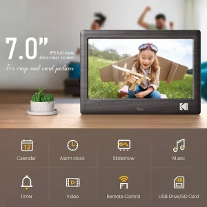 Kodak 7 inch Touch Screen Electronic Photo Frame