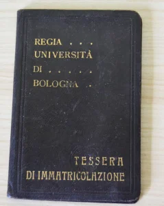 Studentska knjižica fašistička Italija 1939
