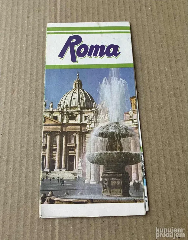 MAPA - Karta RIMA, Italija, nova, praktična - KupujemProdajem