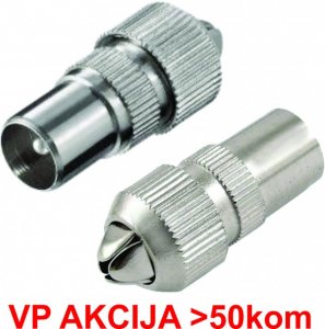 GMB IEC muski konektor zinc CON-RFMA