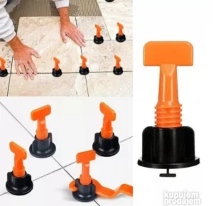 Nivelatori za keramiku/pločice set 50kom plus zavijač