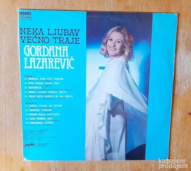 Gordana Lazarević - Neka Ljubav Večno Traje - LP
