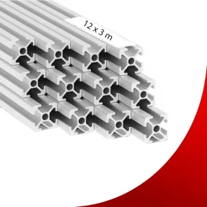 Aluminijumski profil CLAK 20x20x3000mm-SET