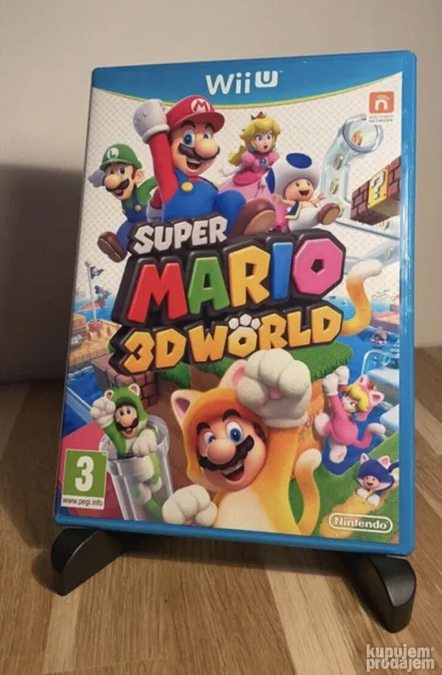 Super Mario 3D World - WiiU U igra - oRiGiNaL