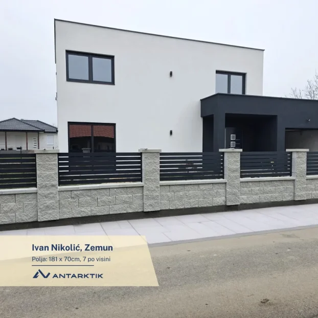 Aluminijumska ograda uradi sam - tarabice/prozračan izgled