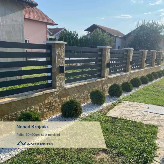 Aluminijumska ograda uradi sam - tarabice/prozračan izgled