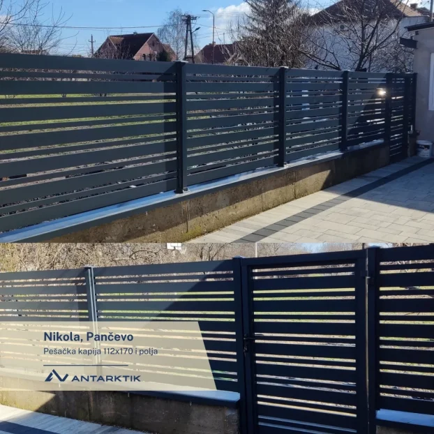 Aluminijumska ograda uradi sam - tarabice/prozračan izgled