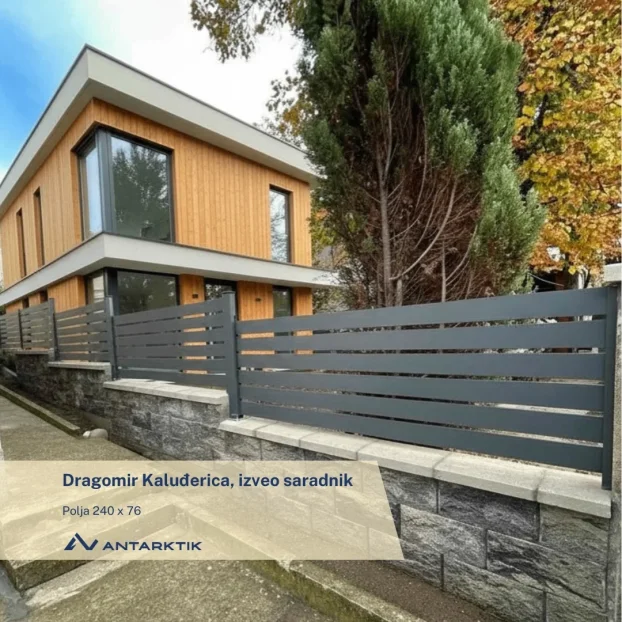 Aluminijumska ograda uradi sam - tarabice/prozračan izgled