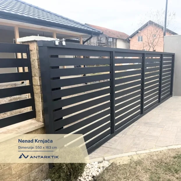 Aluminijumska ograda uradi sam - tarabice/prozračan izgled