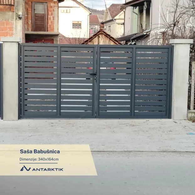 Aluminijumska ograda uradi sam - tarabice/prozračan izgled