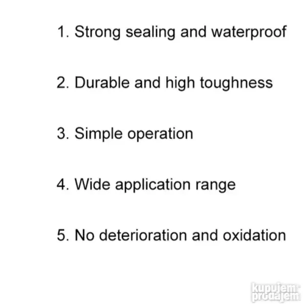 Tečna izolacija / Izolacija kontakata / Vodootporna UV zašti