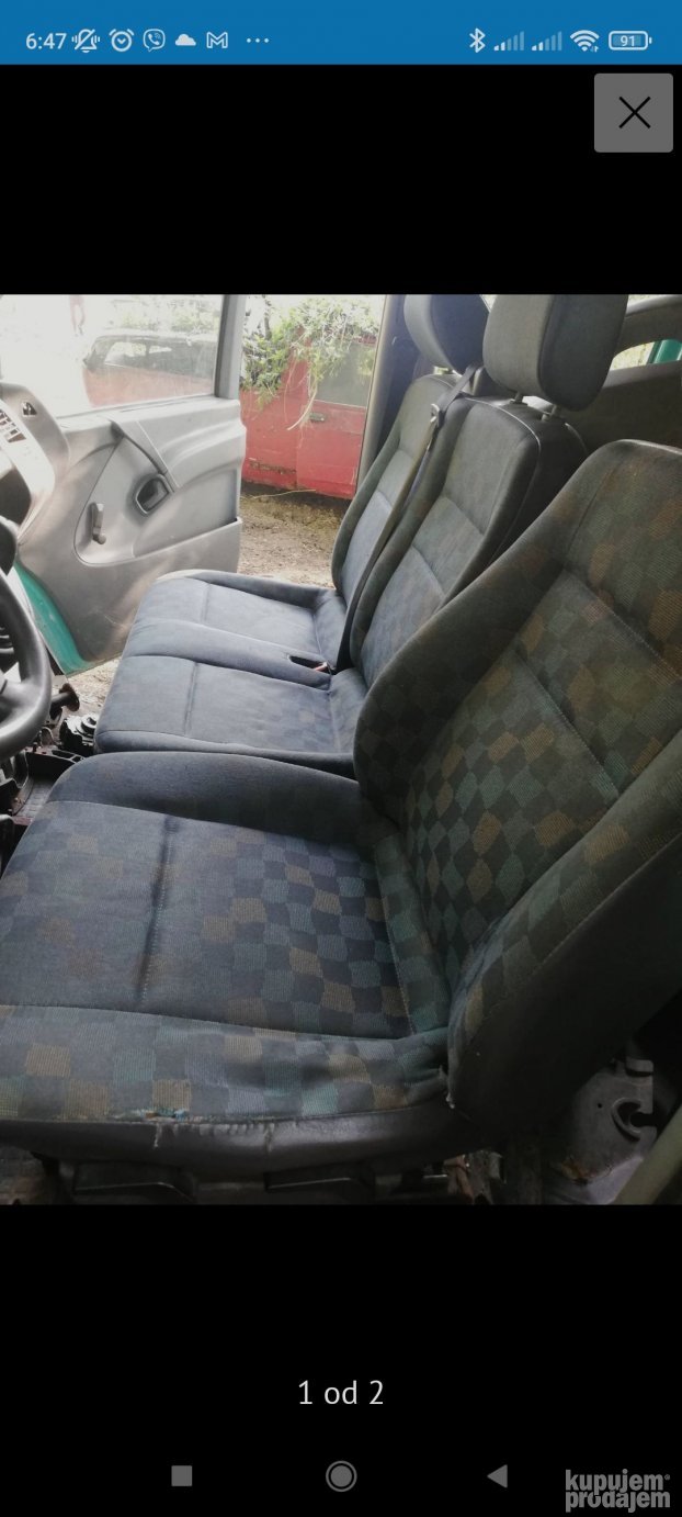 Mercedes vito sedista