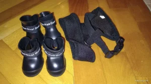 Gumena obuca za pse Vel.L + drzac za povodac