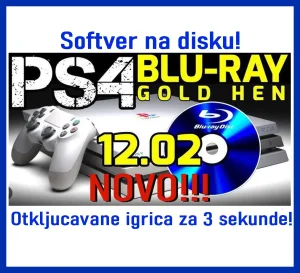 Cipovanje PS4 do 12.52 Blu Ray metoda + igre