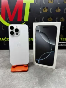 Iphone 16 Pro Max 256gb 91%BH Titanium White