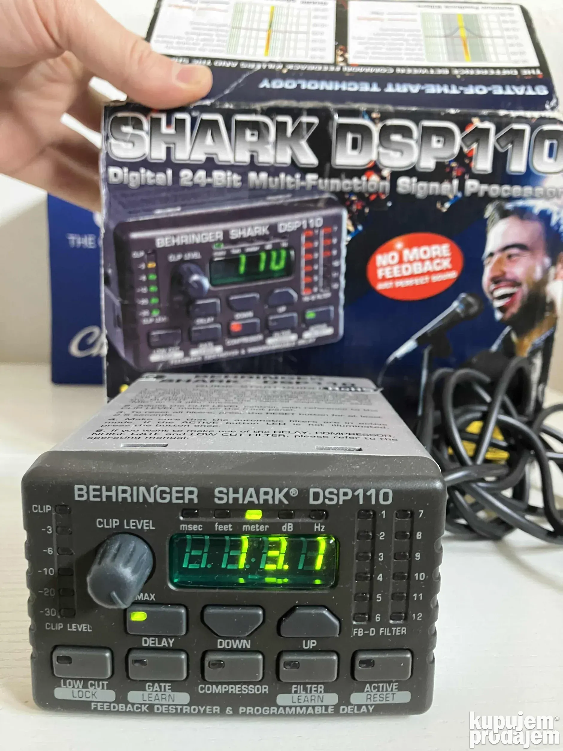 Behringer Shark DSP110 mikrofon procesor mikseta pojačalo