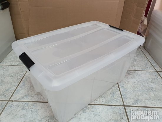 Set 2 Plasticne Kutije za Odlaganje 45L 58x39x34cm - Iris #6
