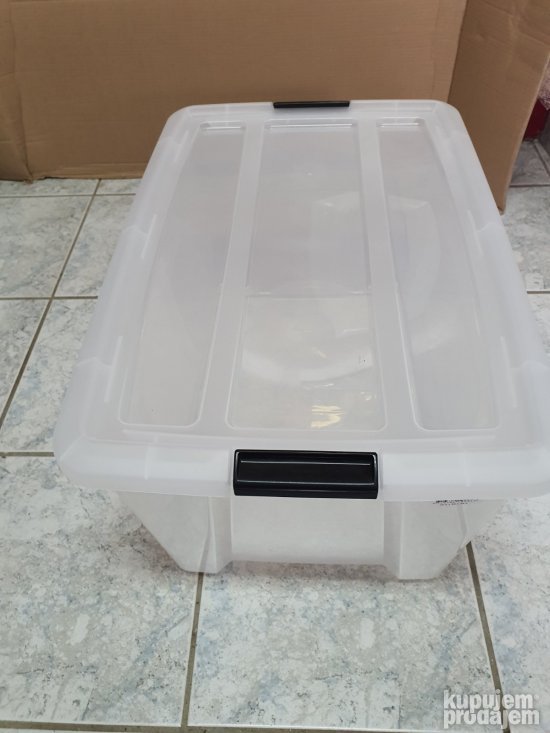 Set 2 Plasticne Kutije za Odlaganje 45L 58x39x34cm - Iris #6