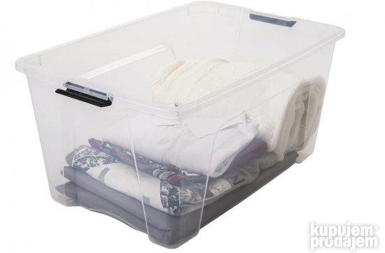 Set 2 Plasticne Kutije za Odlaganje 45L 58x39x34cm - Iris #6