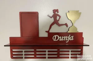 Zidni drzac za medalje, polica za medalje