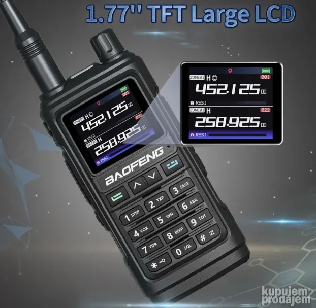 MOTOROLA UV 17 Pro GPS toki voki radio stanica