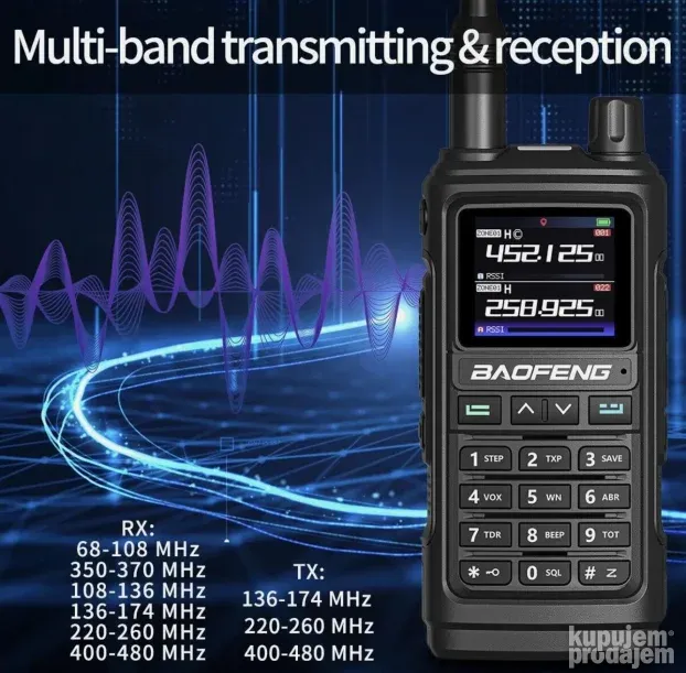 MOTOROLA UV 17 Pro GPS toki voki radio stanica