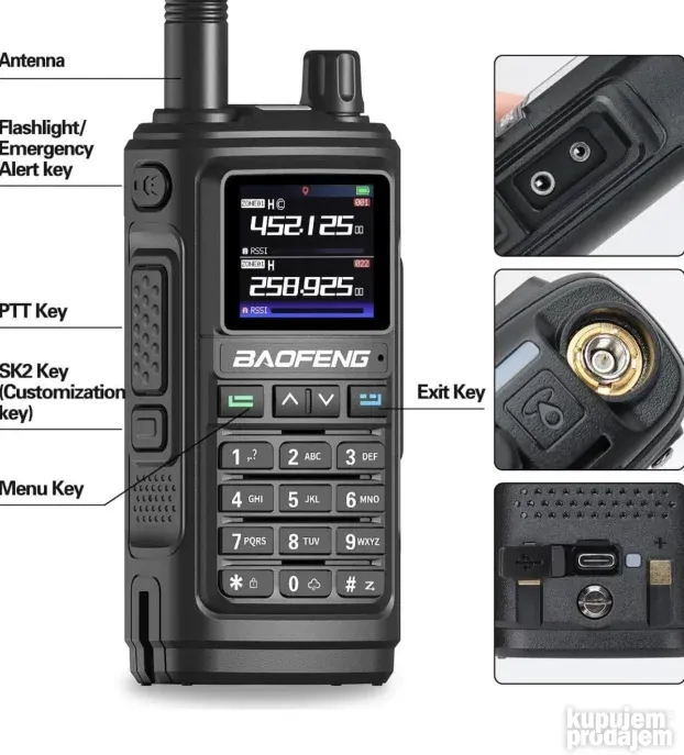 MOTOROLA UV 17 Pro GPS toki voki radio stanica