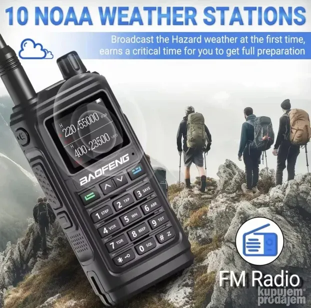 MOTOROLA UV 17 Pro GPS toki voki radio stanica