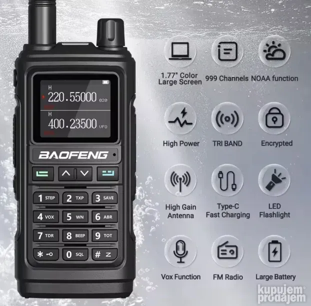 MOTOROLA UV 17 Pro GPS toki voki radio stanica