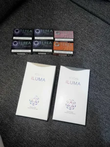 iqos iluma + 3 teree